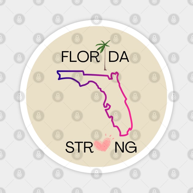 FLORIDA STRONG T-Shirt Magnet by Nomad ART